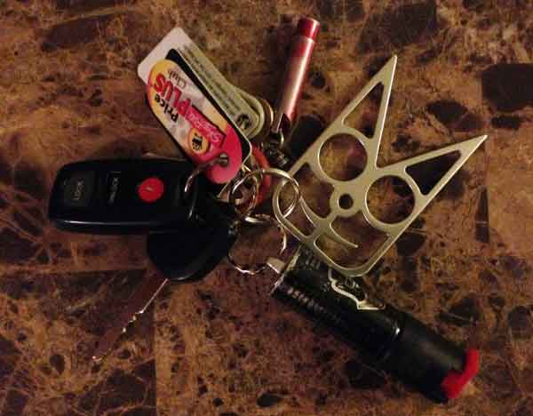 Protecting yourself with pepper spray