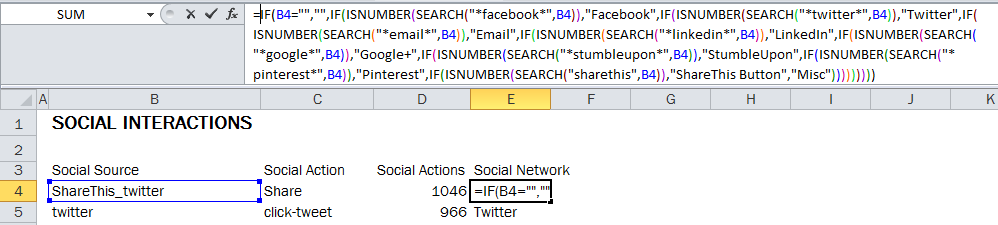 nested IF functions with no line breaks in Excel