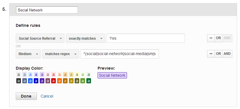 Multi-Channel Funnels settings