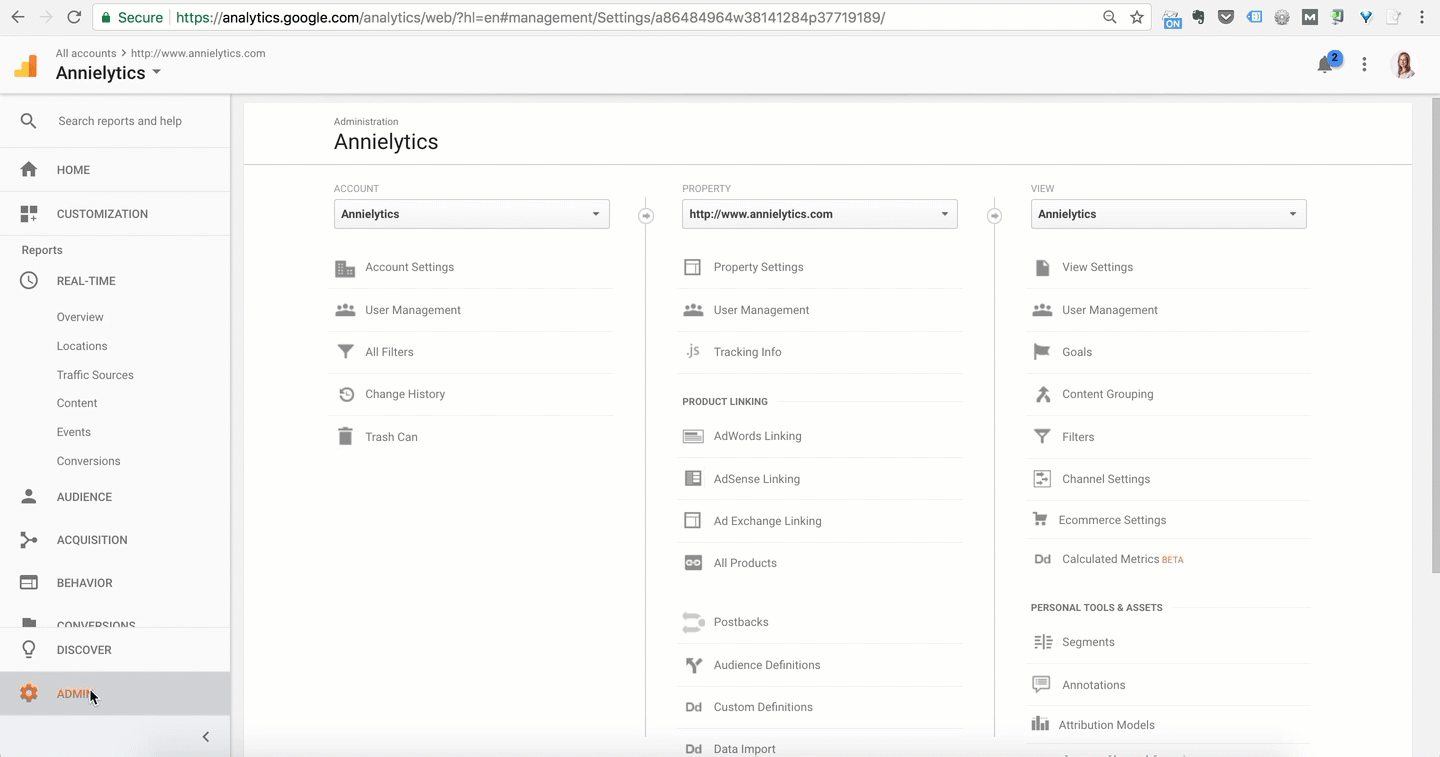 How to customize a channel definition in Google Analytics