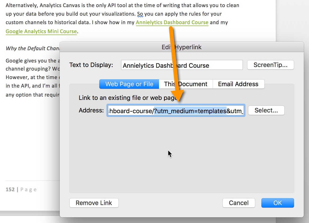 custom channel campaign tagging Google Analytics